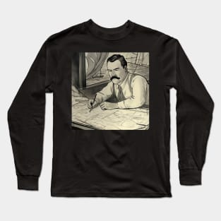 Ernest Hemingway author Long Sleeve T-Shirt